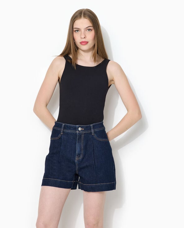 Body en maille compacte dos dégagé noir - Pimkie