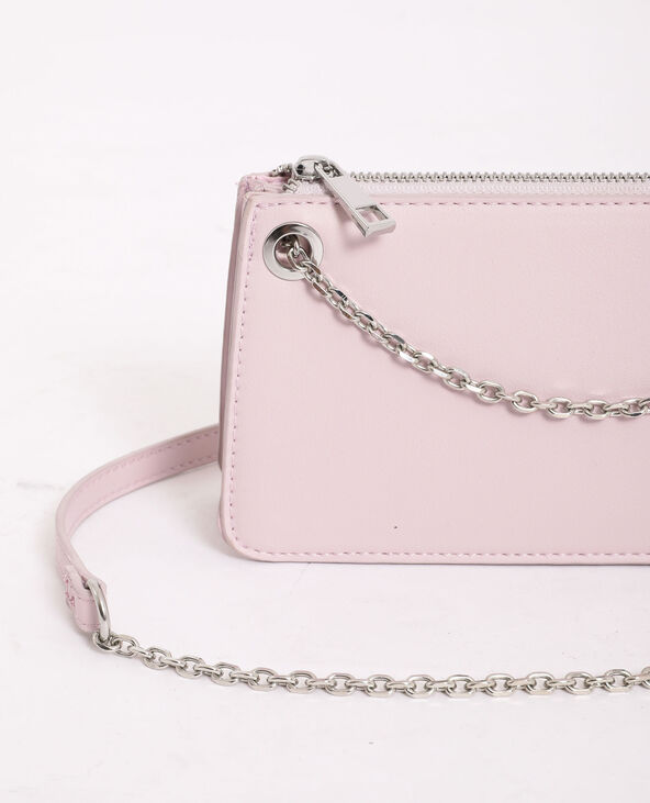 Petit sac en simili cuir violet - Pimkie