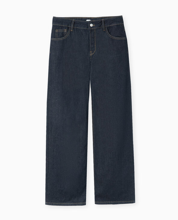 Jean wide taille basse bleu - Pimkie