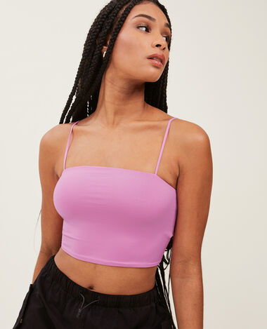 Brassière fines bretelles rose - Pimkie