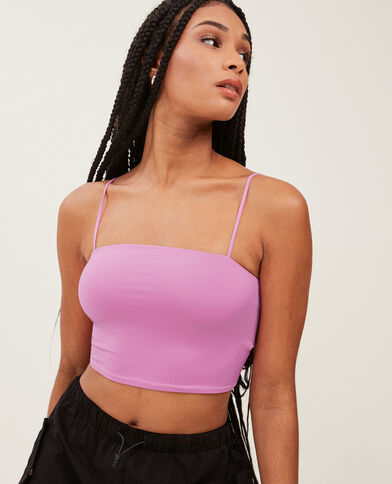 Brassière fines bretelles rose - Pimkie