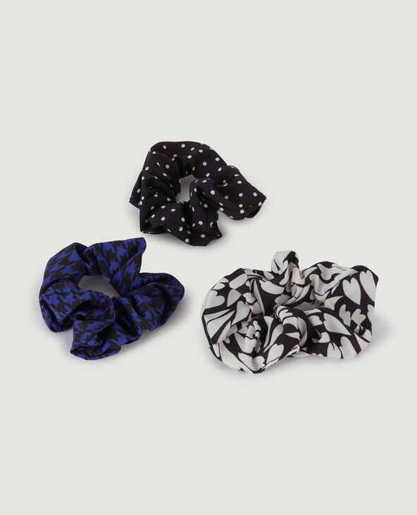 Lot de 3 chouchous assortis noir - Pimkie