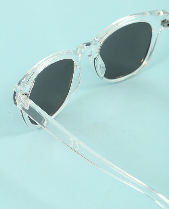 Lunettes de soleil transparentes blanc - Pimkie