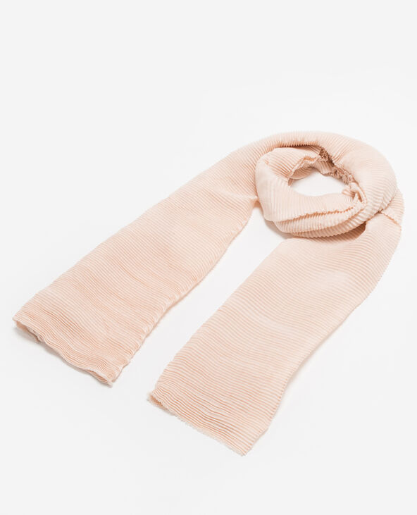Echarpe plissée rose - Pimkie