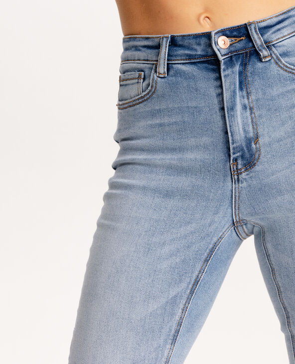 Jean push up mid waist bleu - Pimkie