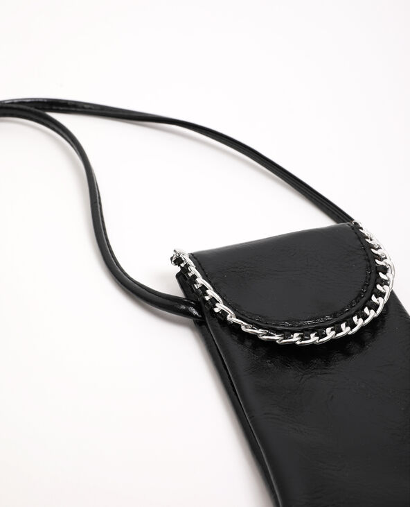 Pochette à téléphone noir - Pimkie