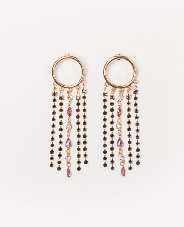 Boucles strass doré - Pimkie