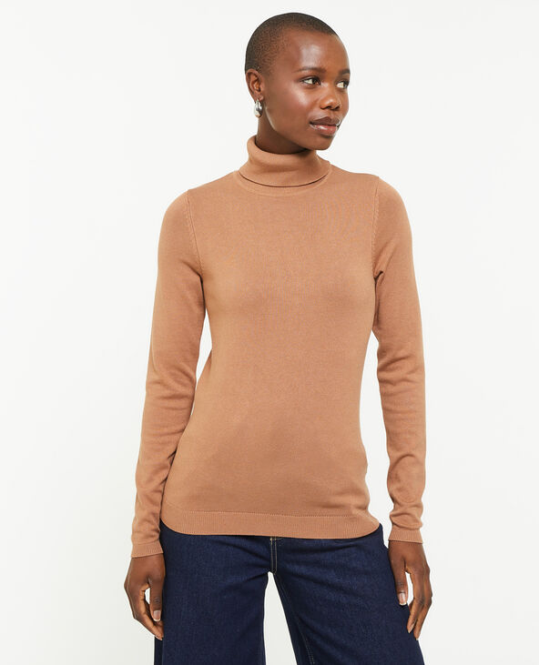 Pull à col roulé marron - Pimkie