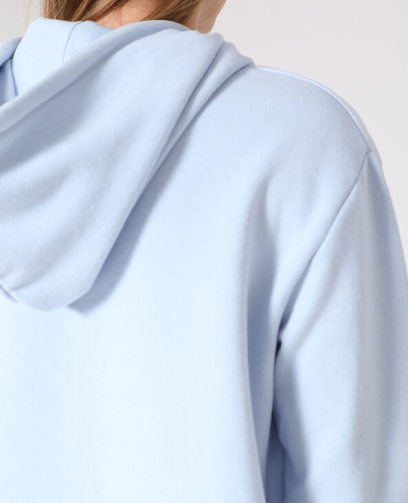 Sweat à capuche bleu - Pimkie
