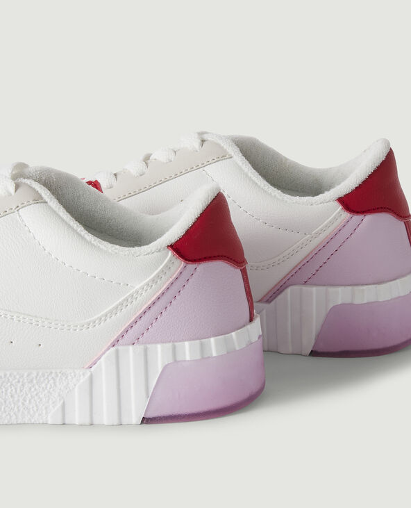 Sneakers compensées rouge - Pimkie