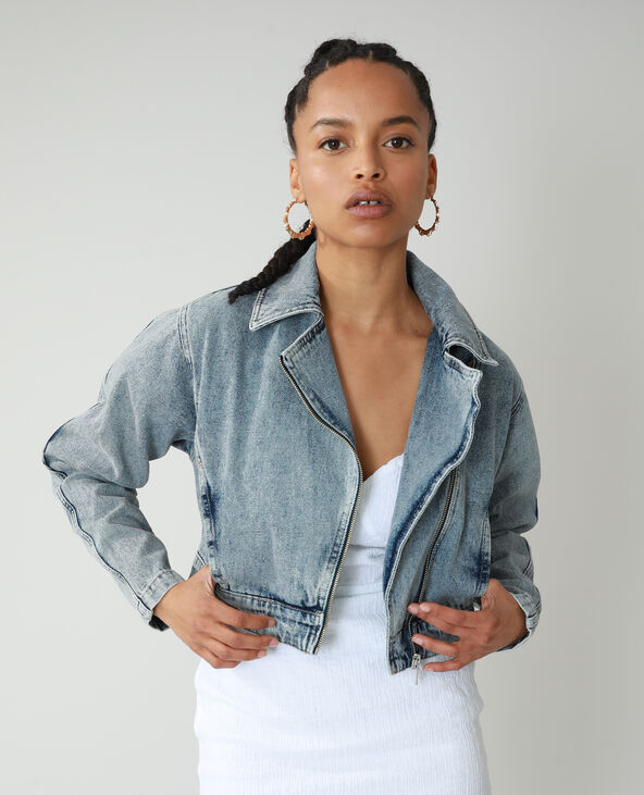 Veste en jean perfecto new arrivals