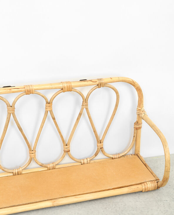 Etagère en rotin beige - Pimkie