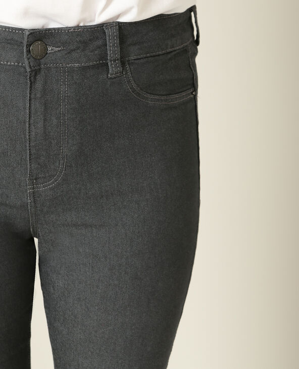Jegging taille haute gris foncé - Pimkie