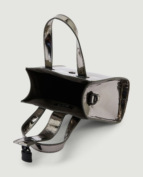 Sac boxy avec petit cadenas gris foncé - Pimkie