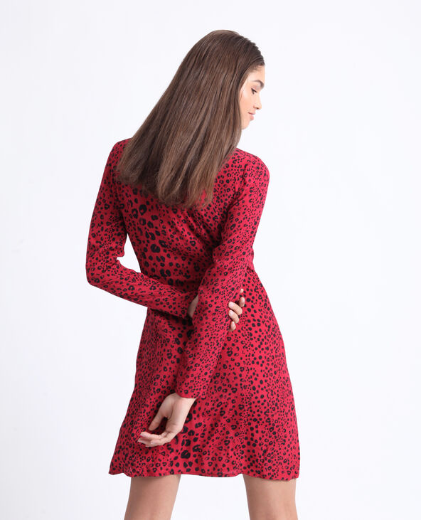 Robe léopard bordeaux - Pimkie