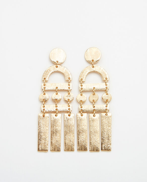Boucles d'oreilles métal XL doré - Pimkie
