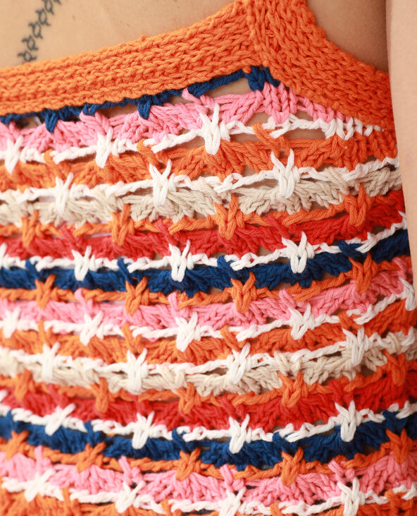 Top en crochet orange - Pimkie