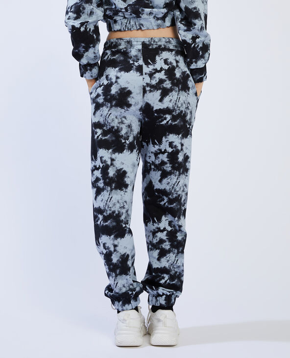 Pantalon tie and dye noir - Pimkie