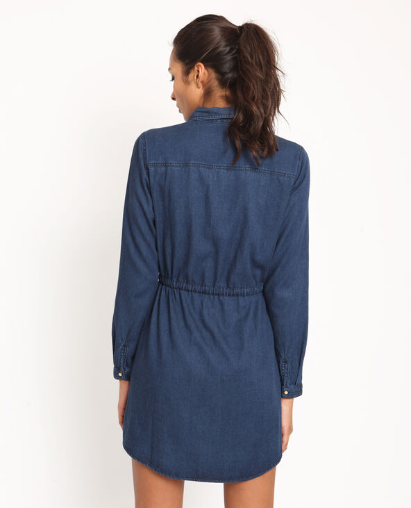 Robe en jean bleu foncé - Pimkie