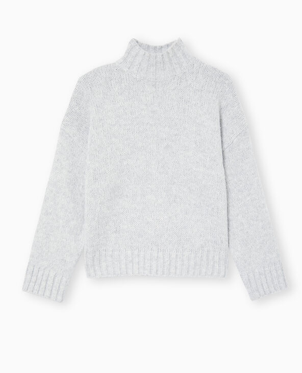 Pull col montant gris clair - Pimkie
