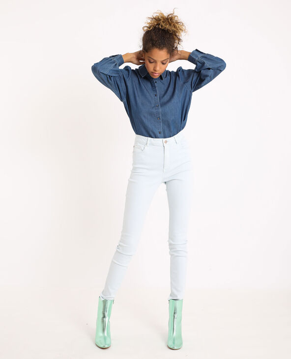 Chemise en jean bleu - Pimkie