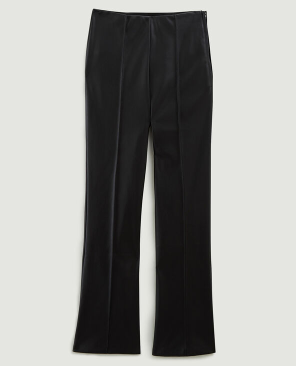 Pantalon flare crop noir - Pimkie