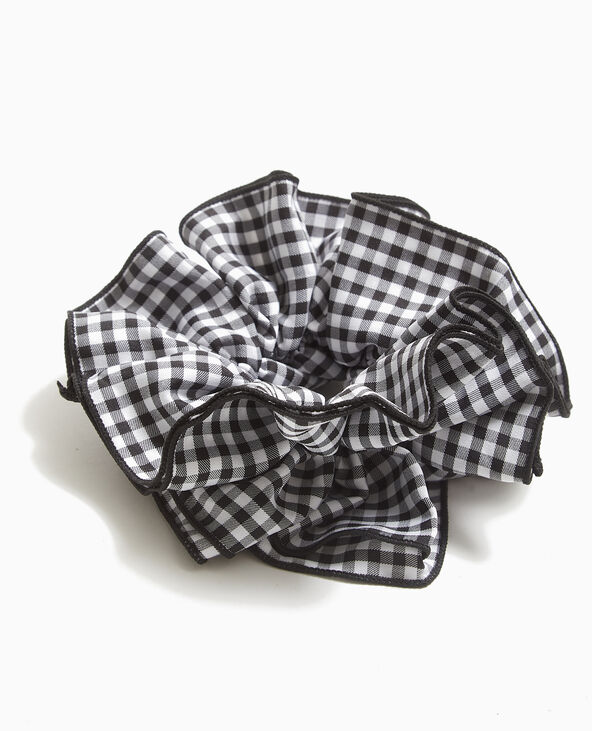 Maxi chouchou motif vichy noir - Pimkie