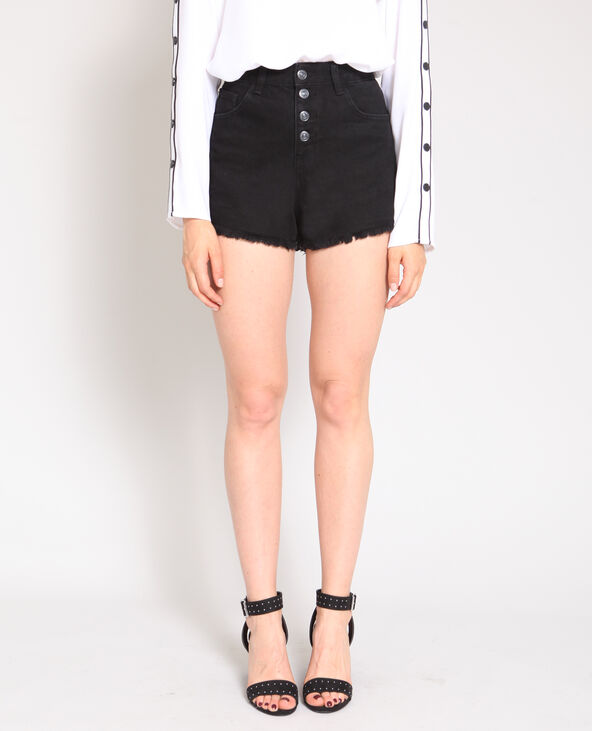 Short en jean noir - Pimkie