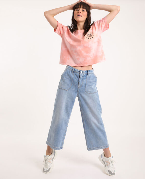 T-shirt tie & dye rose - Pimkie