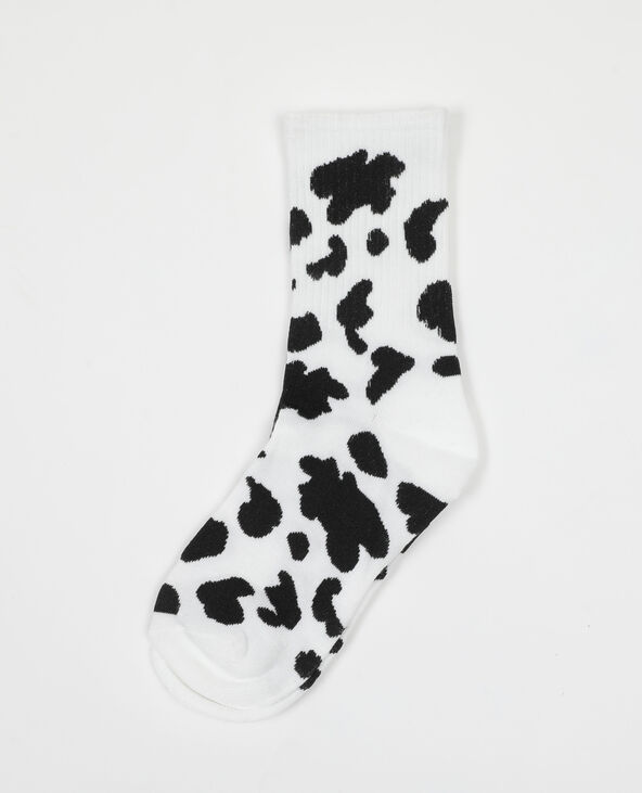 Chaussettes dalmatien blanc - Pimkie