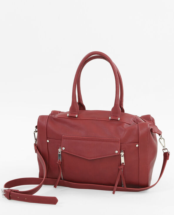 Sac cabas souple bordeaux - Pimkie