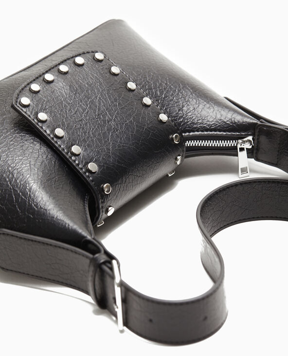 Sac porté épaule avec clous noir - Pimkie