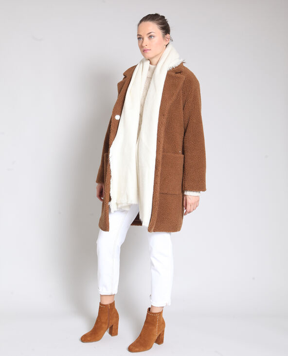 Pull à torsades blanc - Pimkie