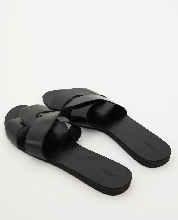 Sandales plates noir - Pimkie