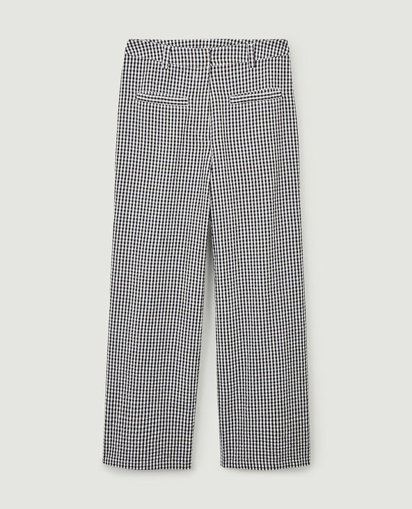 Pantalon droit taille haute noir - Pimkie