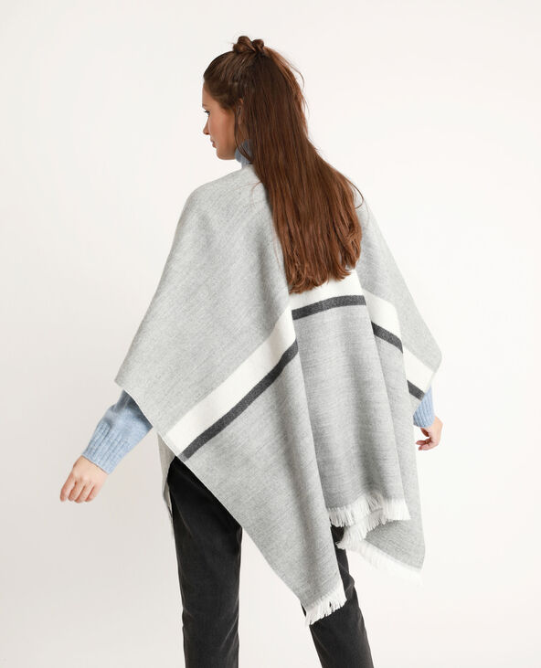 Poncho rayures Pimkie
