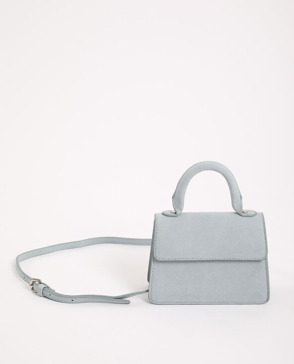 Mini sac suédine bleu clair - Pimkie