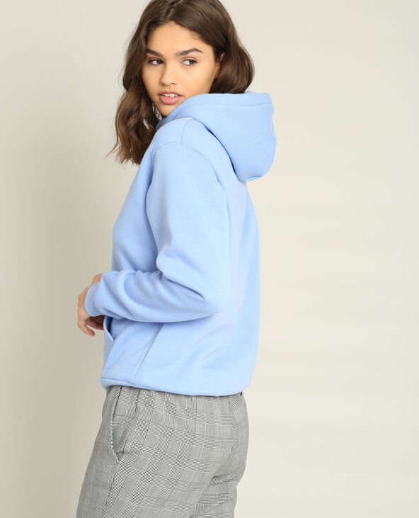 Sweat à capuche bleu - Pimkie