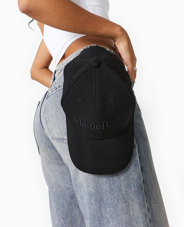 Casquette avec broderie devant noir - Pimkie