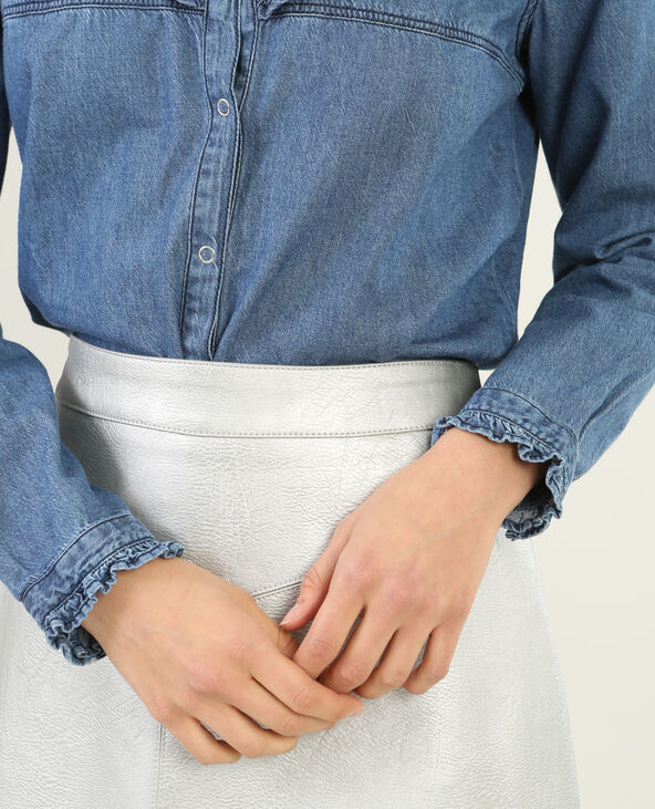 Chemise en 2025 jean volant femme