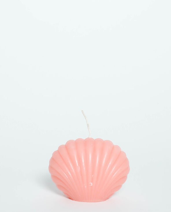 Bougie décorative coquillage rose clair - Pimkie