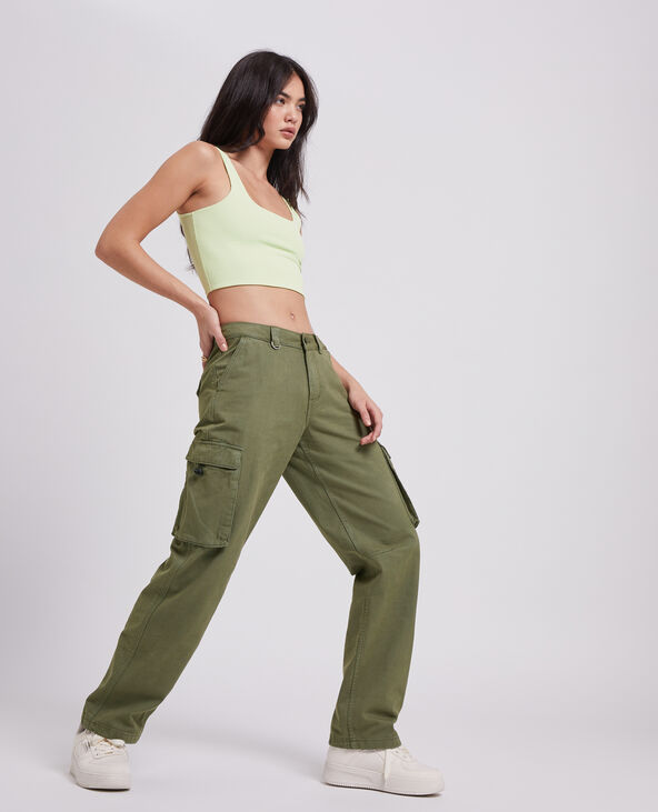 Pantalon noir hotsell taille basse femme