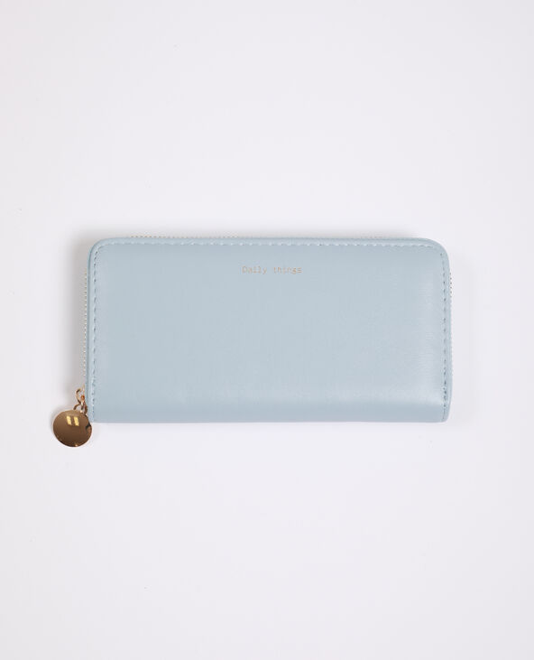 Portefeuille en simili cuir bleu - Pimkie
