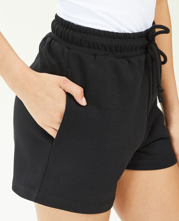 Short en molleton noir - Pimkie