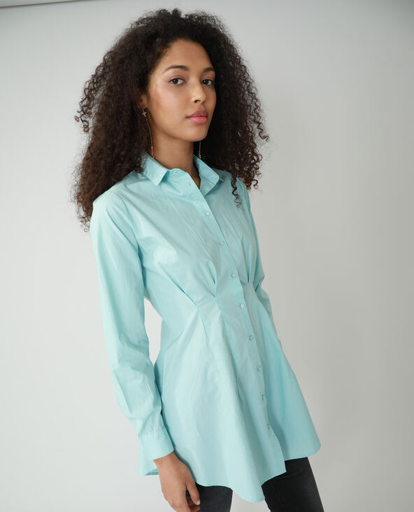 Chemise online bleu turquoise