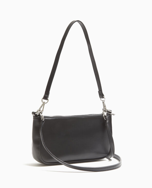 Sac pochette avec clous et œillets métalliques noir - Pimkie