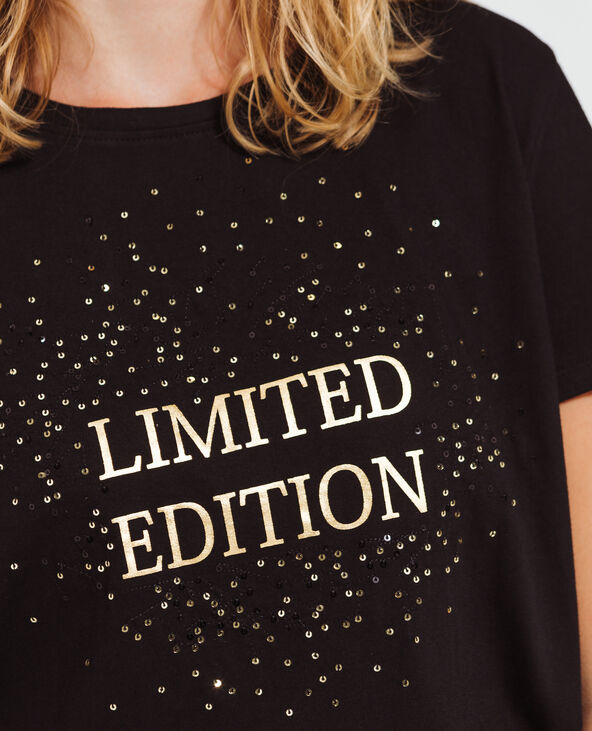 T-shirt Limited Edition noir - Pimkie