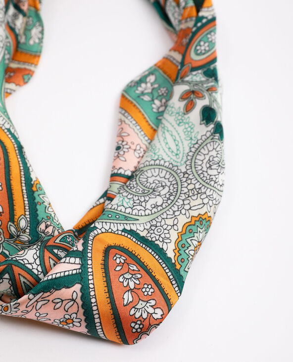 Foulard imprimé rose clair - Pimkie