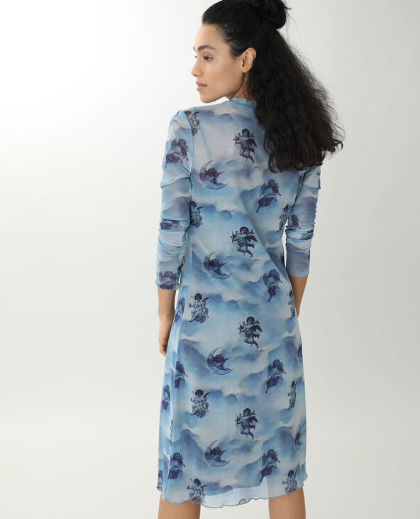 Robe transparente vert de gris - Pimkie