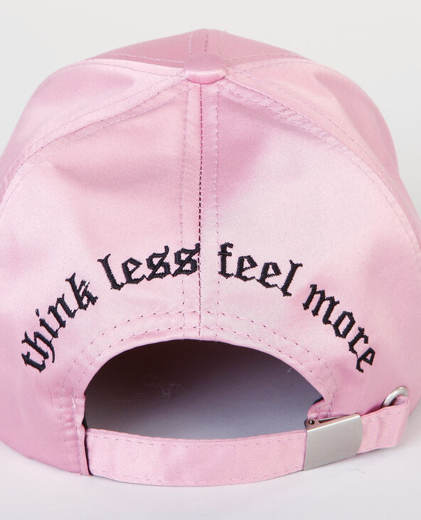 Casquette satinée vieux rose - Pimkie